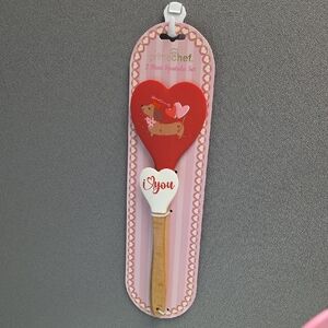 Prime Chef Dachshund Heart Spatula Set